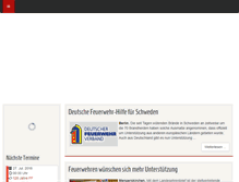 Tablet Screenshot of kreisfeuerwehrverband.net